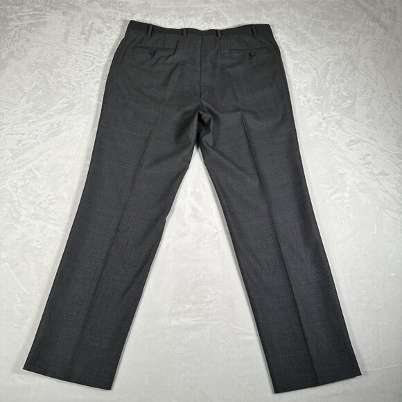 Lauren Ralph Lauren Dress pants Men Size W38 L32 Gray Slash Pockets Flat Front - Picture 8 of 11